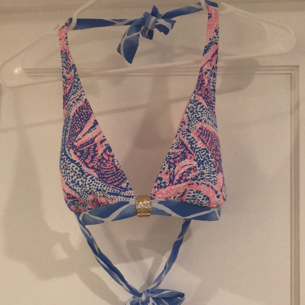 Lilly Pulitzer Noa Triangle Bikini Top size 6